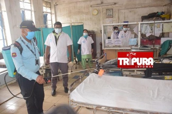 TMC Hospital was Sanitized after fresh COVID-Cases were reported